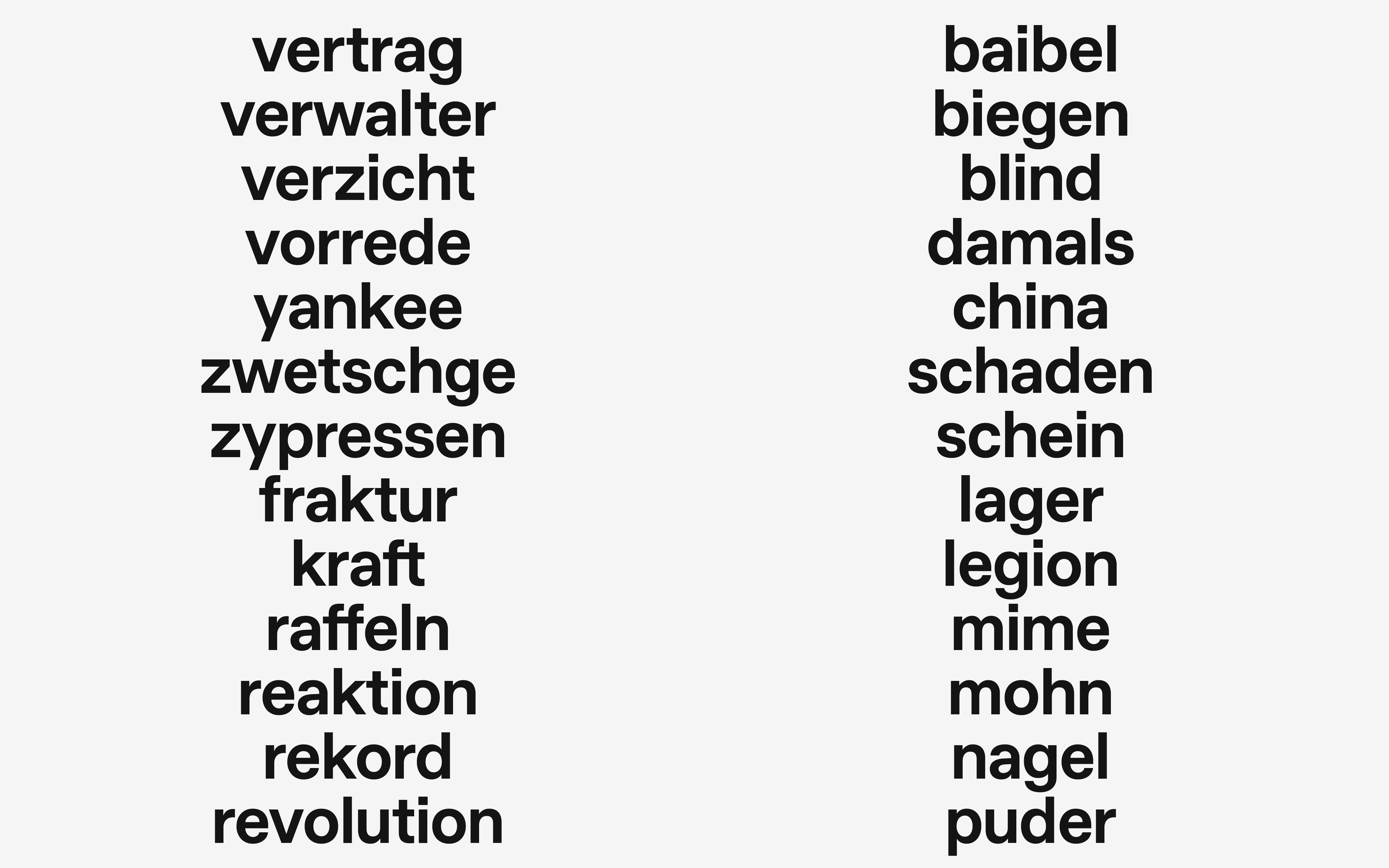 Links gehen